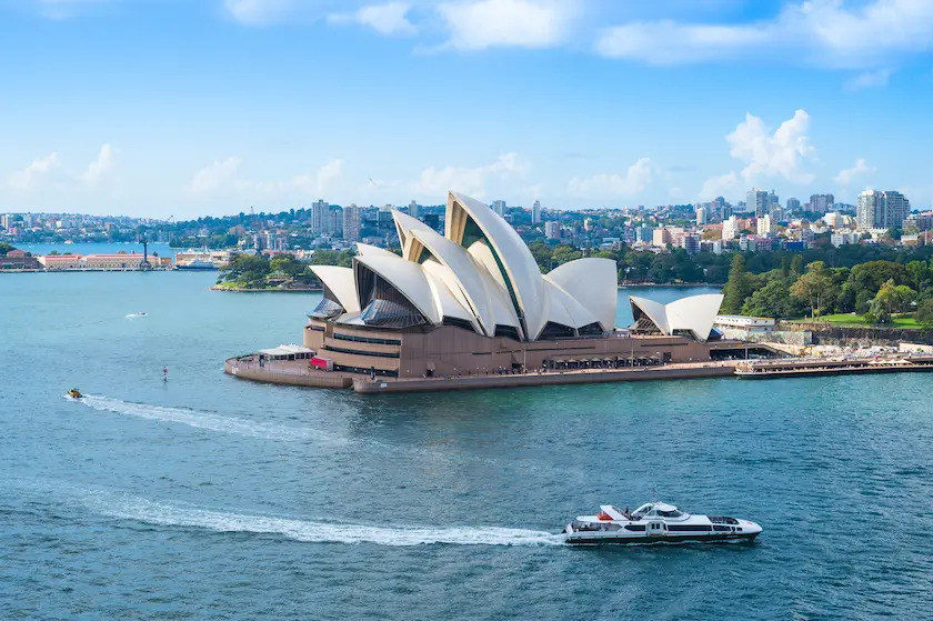 En bild av Sydney superpåtvingad med texten”Sydney”