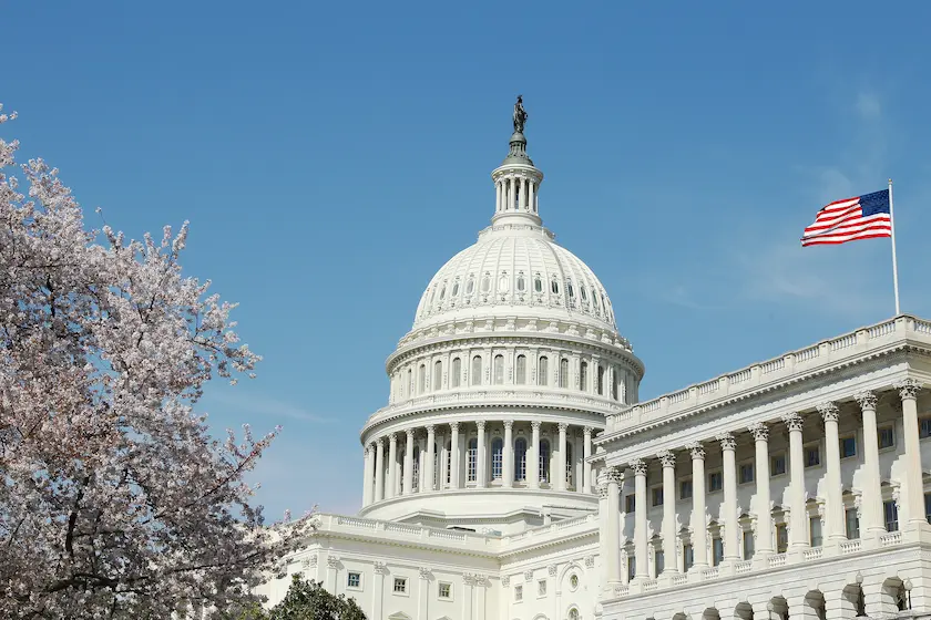 En bild av Washington superpåtvingad med texten”Washington”