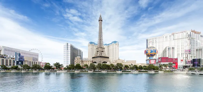 En bild av Las Vegas superpåtvingad med texten”Las Vegas”